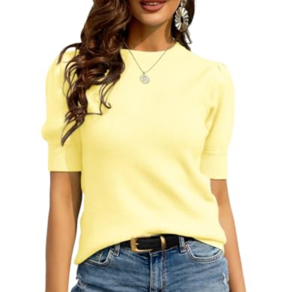 New Walter Baker Vibrant Yellow Blouse